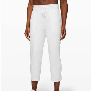 Lululemon Dance Studio. Lined. Crop. White